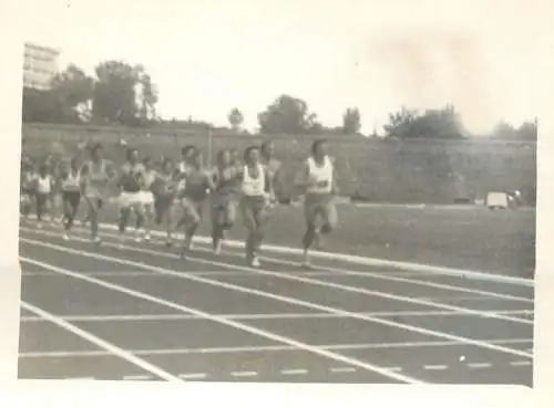 Romania atletism Bucuresti 1975 sport topic souvenir photo 6 x 9 cm cross race