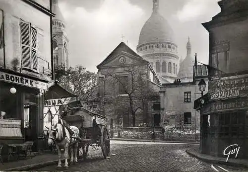 Paris Sacre-Coeur eglise Saint-Pierre et le vieux Montmartre