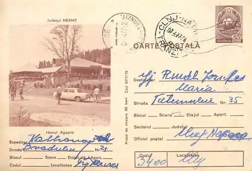 Neamt hanul Agapia tavern inn Romania 1977
