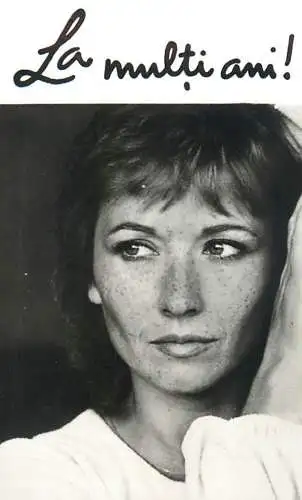 Romania pocket calendar ACIN casa filmului cinema stars actors souvenir photo 6 x 10 cm Marlene Jobert 1973