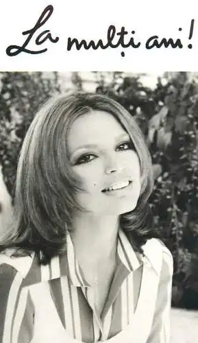 Romania pocket calendar ACIN casa filmului cinema stars actors souvenir photo 6 x 10 cm Ira Feustenberg 1973