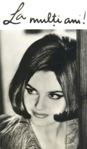 Romania pocket calendar ACIN casa filmului cinema stars actors souvenir photo 6 x 10 cm Rossana Podesta 1971