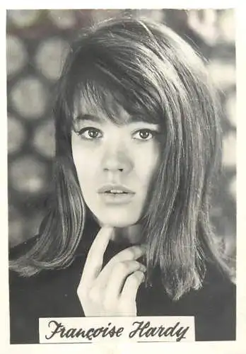 Cinema stars actors souvenir photo 6 x 9 cm Francoise Hardy