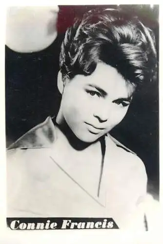 Cinema stars actors souvenir photo 6 x 9 cm Connie Francis