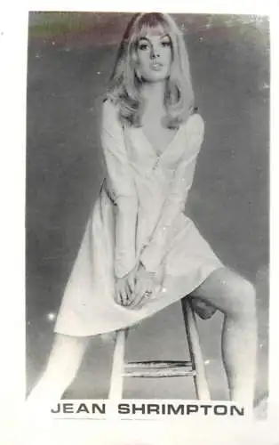 Cinema stars actors souvenir photo 6 x 9 cm Jean Shrimpton