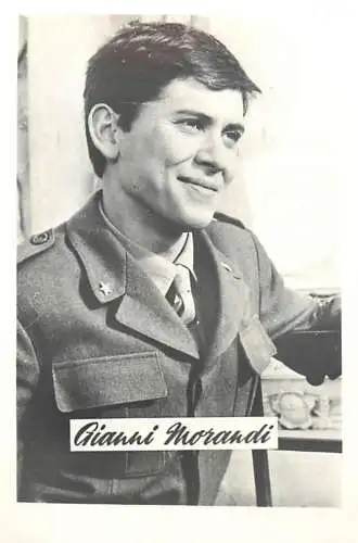 Cinema stars actors souvenir photo 6 x 9 cm Gianni Morandi