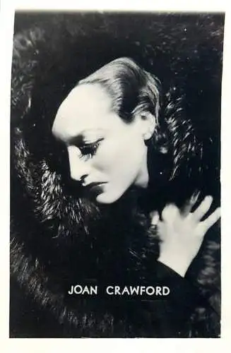 Cinema stars actors souvenir photo 6 x 9 cm Joan Crawford