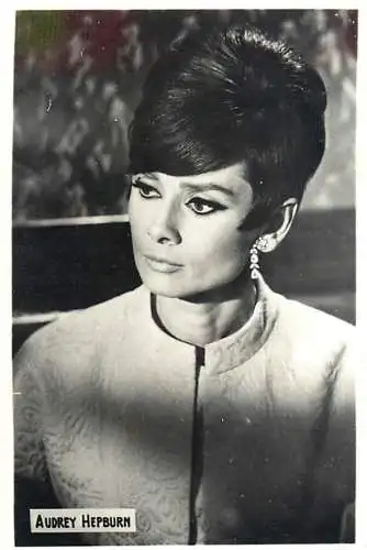 Cinema stars actors souvenir photo 6 x 9 cm Audrey Hepburn