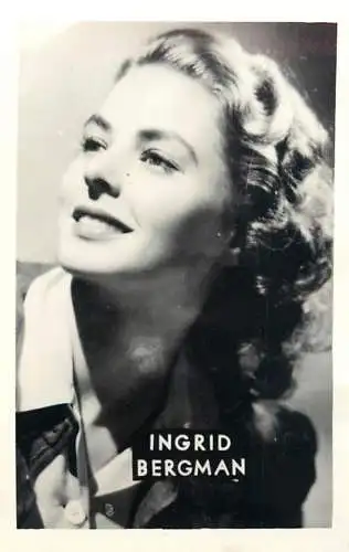 Cinema stars actors souvenir photo 6 x 9 cm Ingrid Bergman