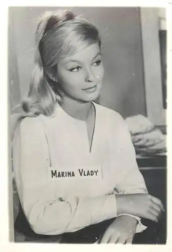 Cinema stars actors souvenir photo 6 x 9 cm Marina Vlady