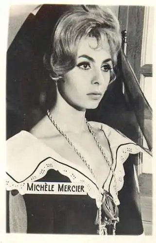Cinema stars actors souvenir photo 6 x 9 cm Michele Mercier
