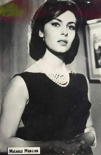 Cinema stars actors souvenir photo 6 x 9 cm Michelle Mercier