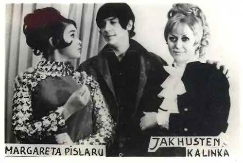 Cinema stars actors souvenir photo 6 x 9 cm Margareta Paslaru Jakhuste Kalinka