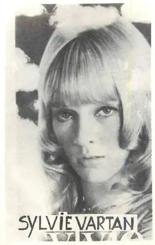 Cinema stars actors souvenir photo 6 x 9 cm Sylvie Vartan