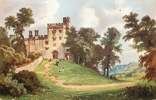 Castle artist postcard 1907