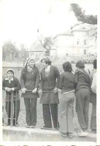 Romania photo 6 x 9 cm children school yard
