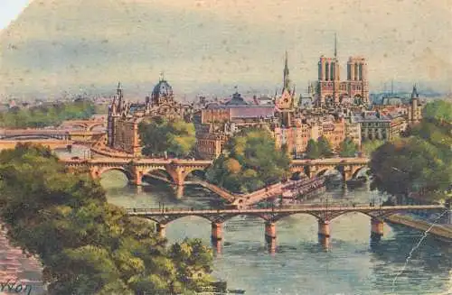 Paris...en flanant Notre Dame & bridges panorama