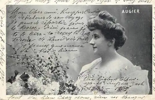cpa femme Augier 1905 France