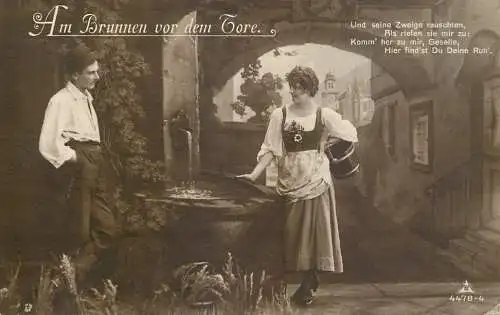 Am Brunnen vor dem Tore AK