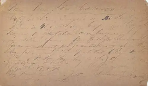 Místek magyar kir. Posta 1892