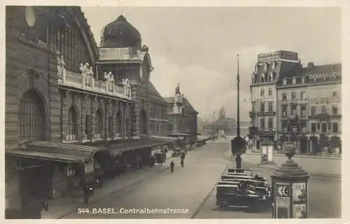 Basel centralbahnstrasse 1930