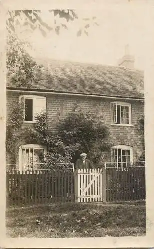 British house architecture photo postcard