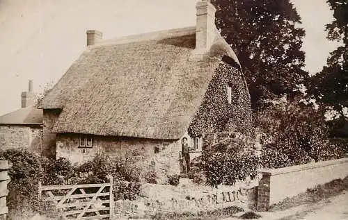 British village house to identify real photo postcard