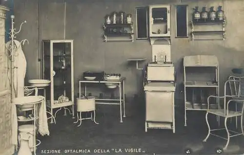 Vera fotografia Italia sezione oftalmica della "La Vigile"