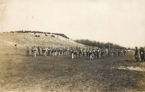 Sport event vintage photo postcard