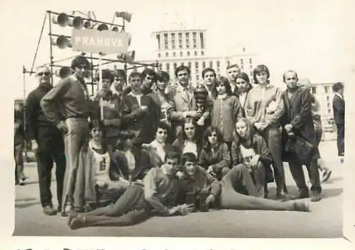 Foto photo 6 x 9 cm Romania delegatie sportiva Prahova