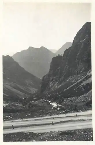Foto photo 6 x 9 cm mountain panorama and lcanyon