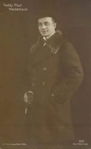 Actor Teddy Paul Heidemann
