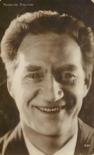 Russian stage and film actor Nicolas Koline