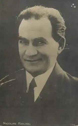 Russian stage and film actor Nicolas Koline