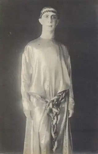 Theatre actor real photo postcard