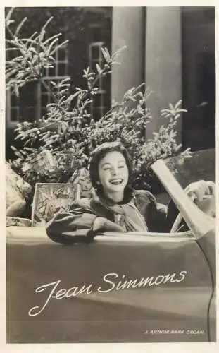 British actress and singer Jean Simmons