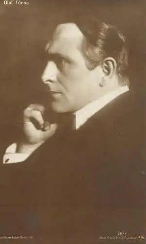 Danish actor, director, producer, film censor and one of Denmark and Germany's biggest stars Olaf Fønss