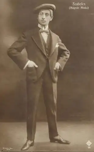 Hungarian comedy actor Szabolcs in Magnas Miska 1916