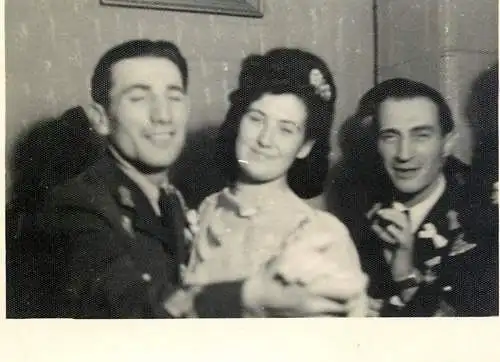 Romania photo 6 x 9 cm social history officers at dinner paerty