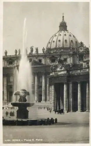 Italy Roma Piazza S Pietro 1938