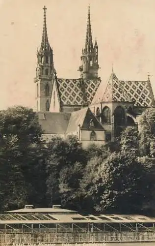 Switzerland Basel Munster Bole. La Cathedrale