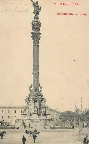 Spain Barcelona Monumento a Colon