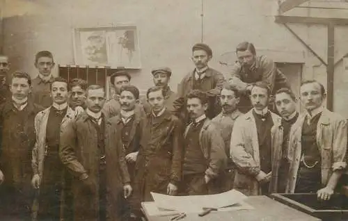 Hungary professions photo postcard