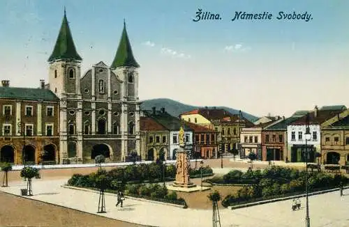 Slovakia Zilina Svobody square