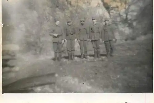 Romania photo 6 x 9 cm military soldiers uniform