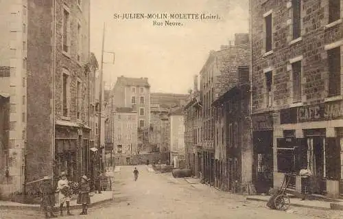 France St Julien Molin Molette (Loire) Rue Neuve