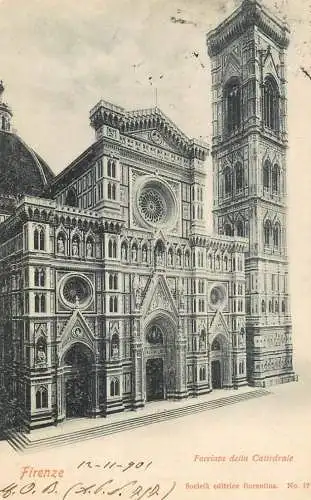 Italy Firenze Facciata della Cattedrale