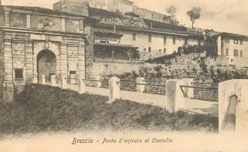 Italy Brescia Porta d'entrata al Castello