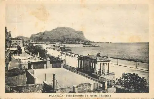 Italy Palermo Foro Umberto I & Monte Pellegrino