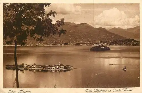 Italy Pallanza Lago Maggiore Isola Superiore & Isola Madre